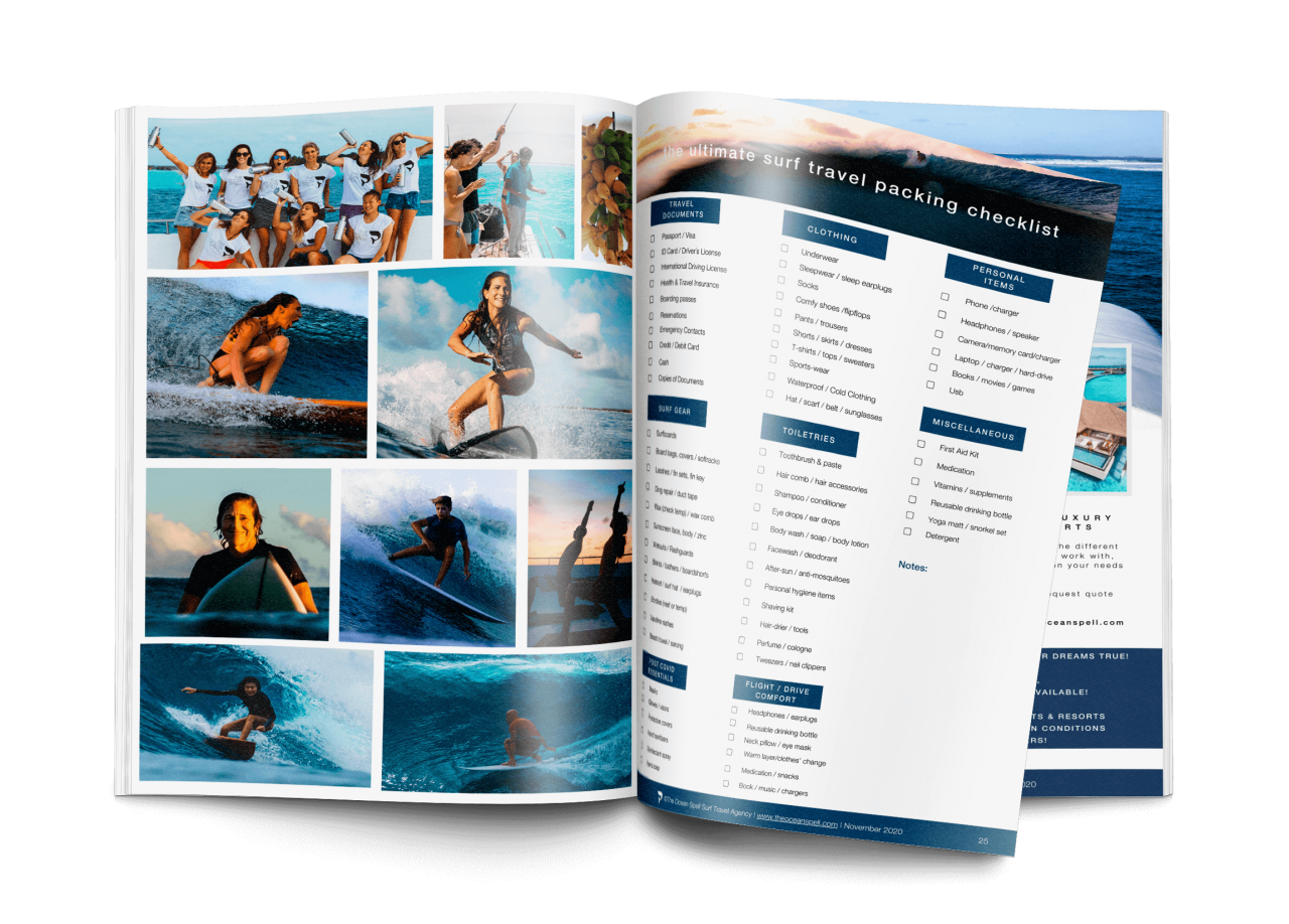 Free Responsible Surf Travel Guide The Ocean Spell